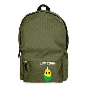 Uni Corn Corn on the Cob Unicorn - Backpack - olive green - Front