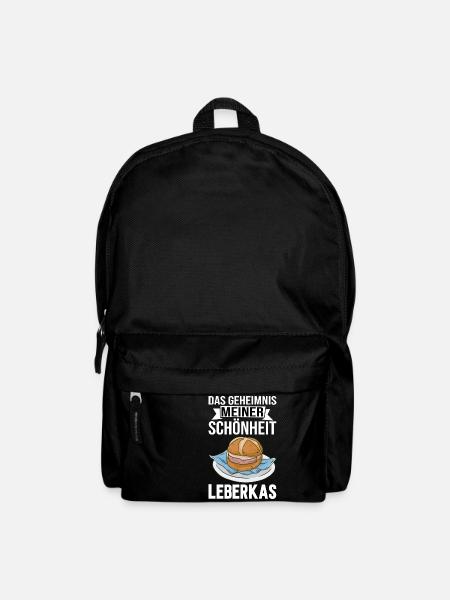 Leberkas Leberkäse Bayern Fleischkäse - Rucksack - Schwarz