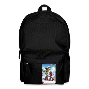 personalisiertes Design-Muttergeschenk - Rucksack - Schwarz - Vorne