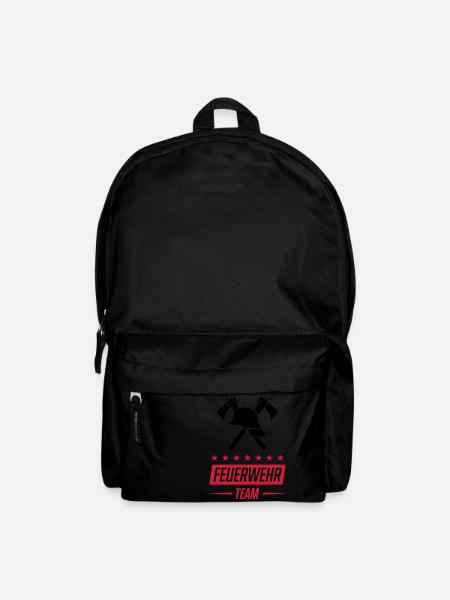 feuerwehr team - Rucksack - Schwarz
