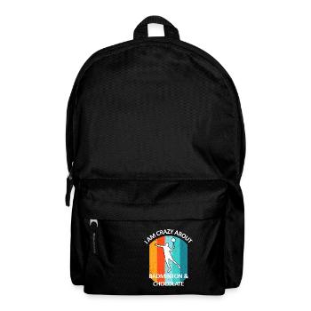 Badminton Badminton Badminton Player Chocolate - Backpack - black - Front