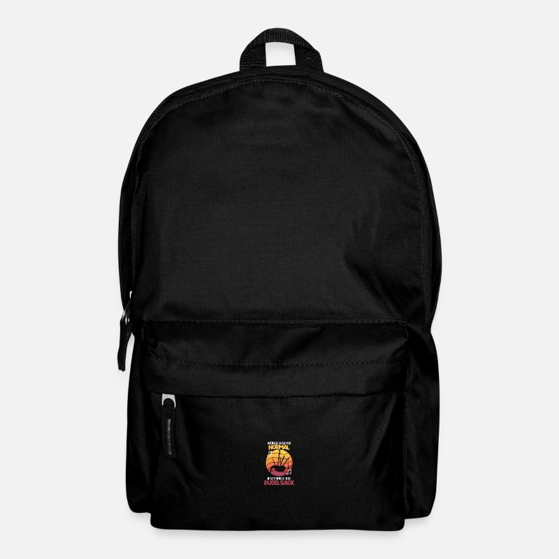 Dudelsack Dudelsackspieler Schottland Sackpfeife - Rucksack - Schwarz