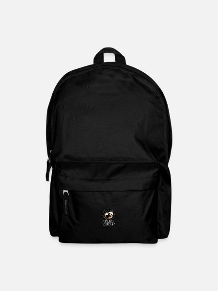 Lieblings Schlafshirt Panda Pandabär Nachtshirt - Rucksack - Schwarz