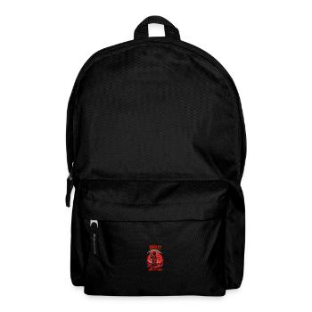 Beruflich wollte ich schon immer was mit Menschen - Rucksack - Schwarz - Vorne