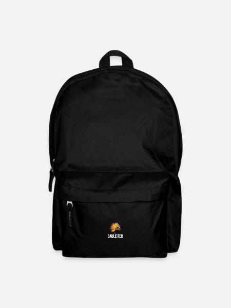 Bauleiter Bauarbeiter Kostüm Bauaurbeiterhelm Helm - Rucksack - Schwarz