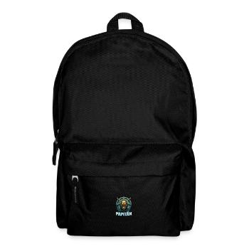Papitän Papa und Kapitän Vater Nordsee Lustiges - Rucksack - Schwarz - Vorne