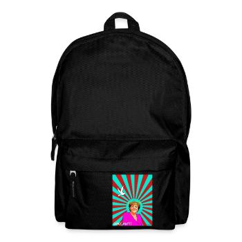 Danke Mutti rot türkis - Rucksack - Schwarz - Vorne
