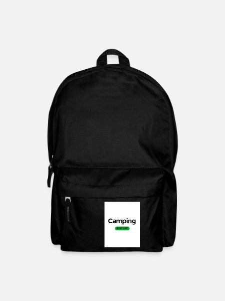 "Camping is my Life" - Backpack - black