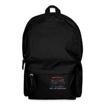 Drôle équation complexe professeur de mathématiques - Sac à dos - noir - Devant