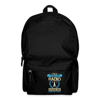Amateurfunk Lizenz Besitzer - Rucksack - Schwarz - Vorne