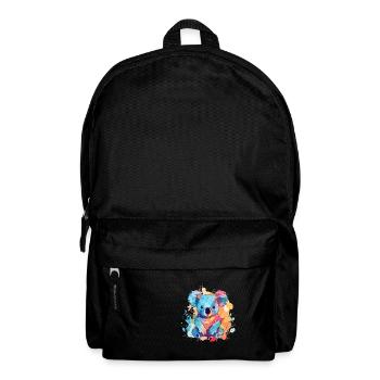 Cute Anime Style Koala Kawaii - Backpack - black - Front