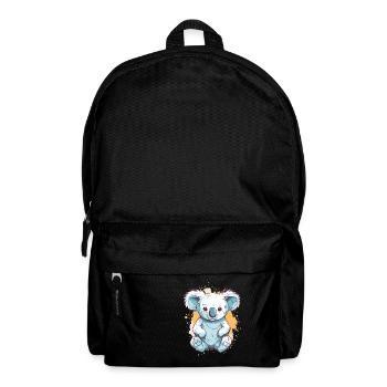Cute Anime Style Koala Kawaii - Backpack - black - Front