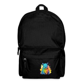 Süßer Anime -Stil Malayan Kawaii - Rucksack - Schwarz - Vorne
