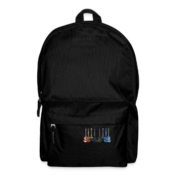 Gitarren - Rucksack - Schwarz - Vorne