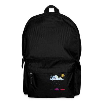 Pluie - Sac à dos - noir - Devant