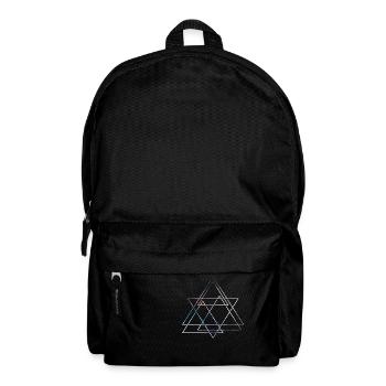 Hipster Dreiecke - Rucksack - Schwarz - Vorne