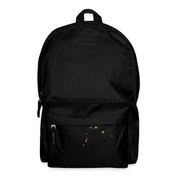 Aquarius star sign - Backpack - black - Front