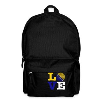 coeur bosnie - Sac à dos - noir - Devant