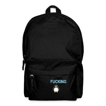 I am fucking freezing - Rucksack - Schwarz - Vorne