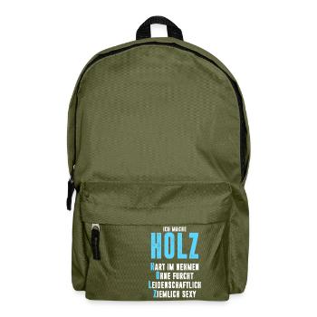 HOLZ - Rucksack - Olivgrün - Vorne