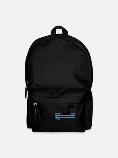 Plongeur - Sac à dos - noir