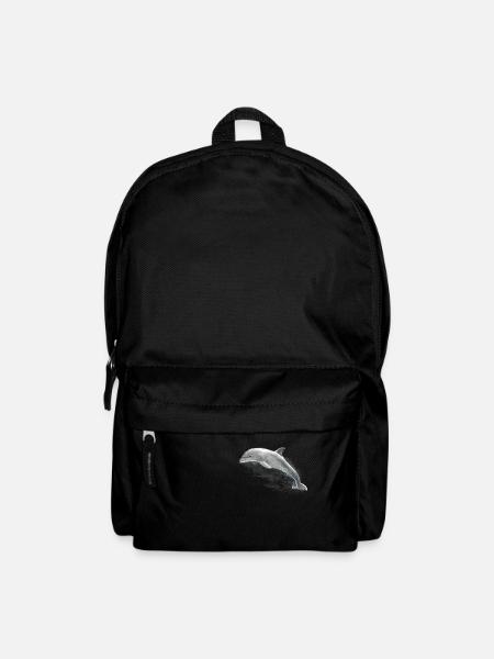 Delphin - Rucksack - Schwarz