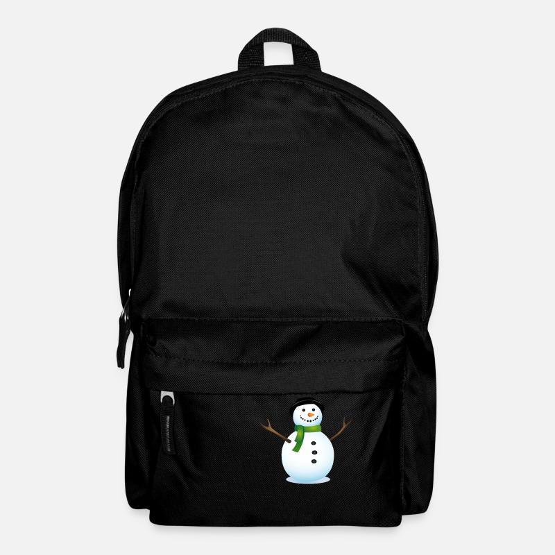homme de neige - Sac à dos - noir