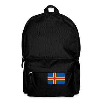 ALAND FLAG round corner 400 dpi - Rucksack - Schwarz - Vorne