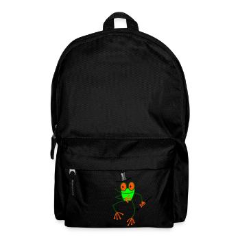 Tanzender Frosch - Rucksack - Schwarz - Vorne