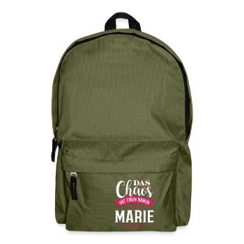 MARIE - Chaos - Rucksack - Olivgrün - Vorne