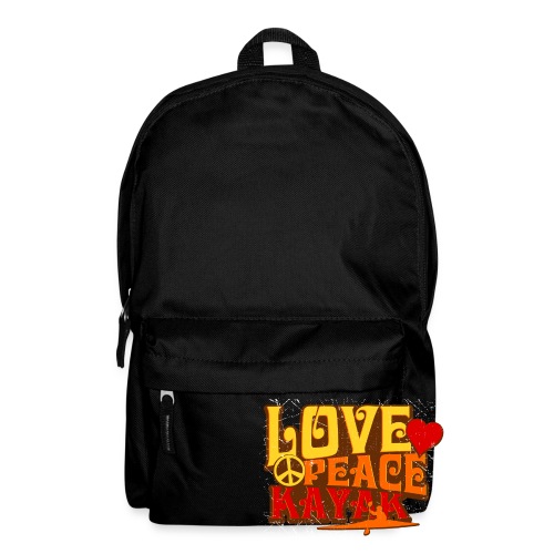 peace love kayak revised and final - Backpack