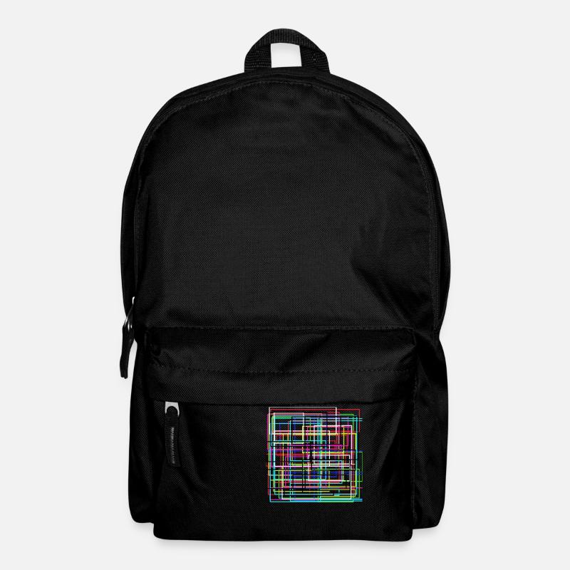 moderne Kunst - Rucksack - Schwarz