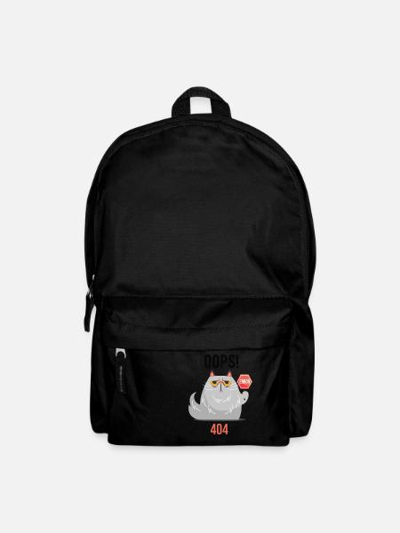 Grumpy Cat 404 - Rucksack - Schwarz