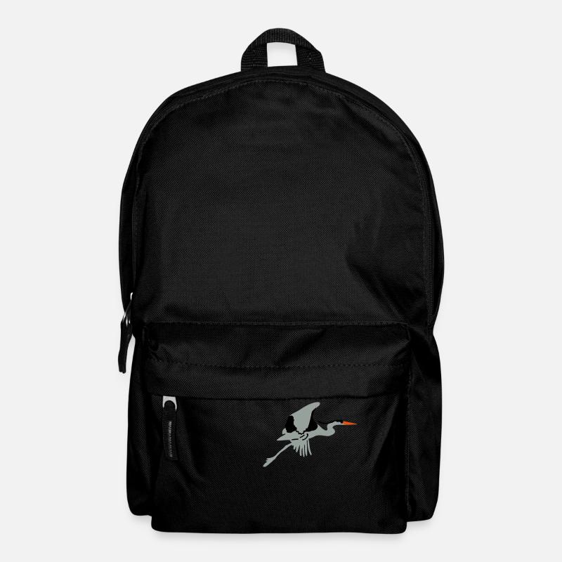 Reiher - Rucksack - Schwarz