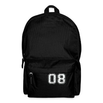 08 in white in the used look - Backpack - black - Front