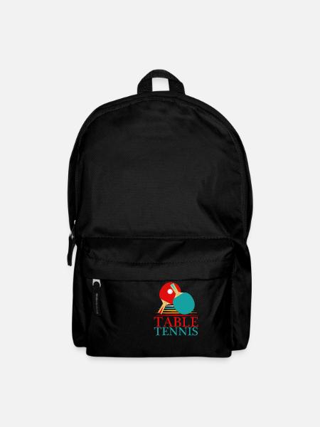 Tischtennis - Rucksack - Schwarz