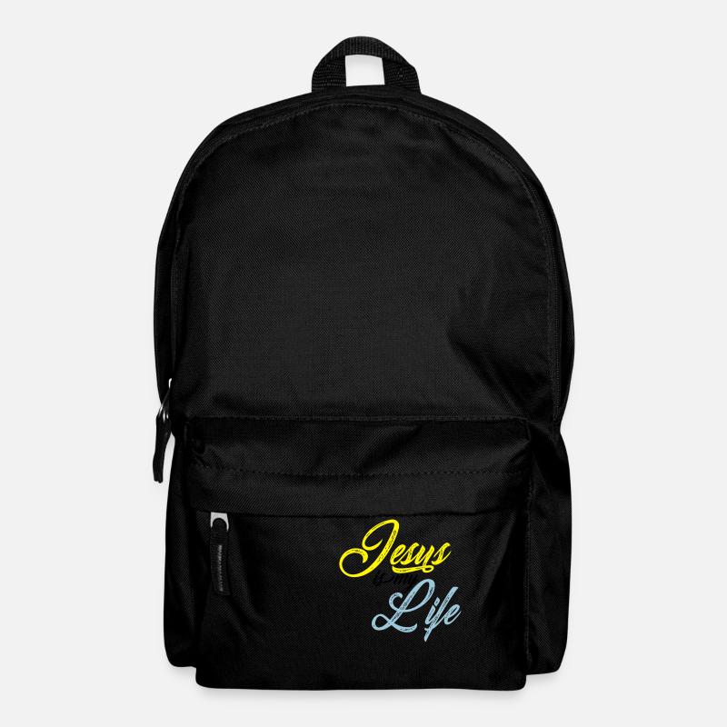 Jesus is my life - Sac à dos - noir