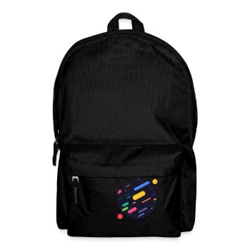 Abstrakte Planeten - Rucksack - Schwarz - Vorne