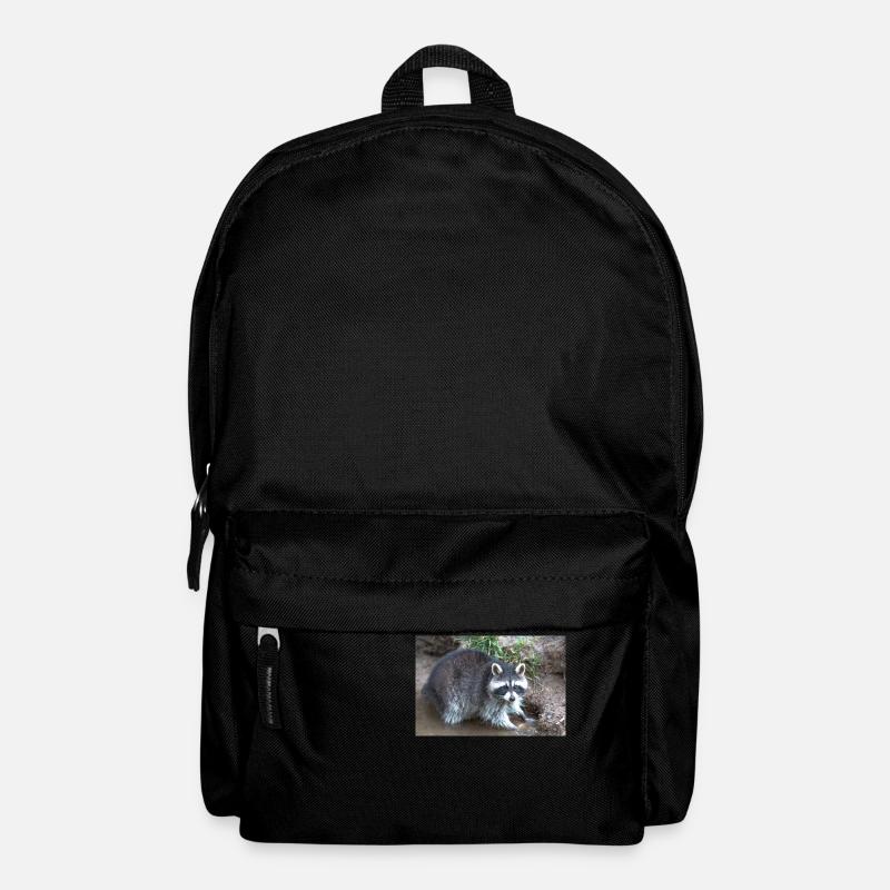 Nordamerikanischer Waschbär (racoons) - Rucksack - Schwarz