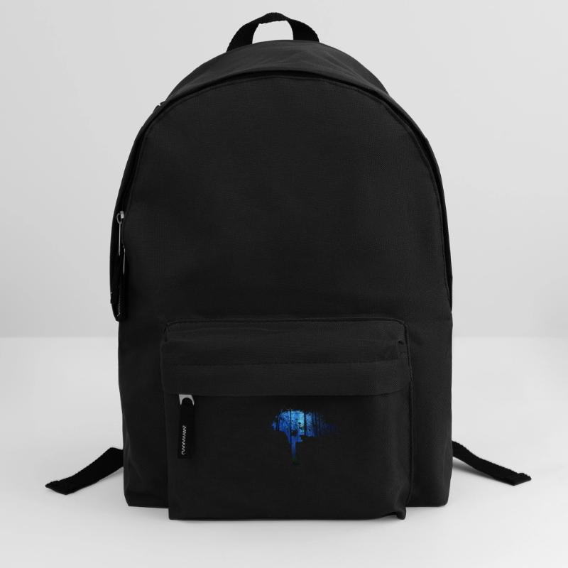 Fraktale & Regenbogen, Nerd Geschenk, Baum & bunt Rucksack