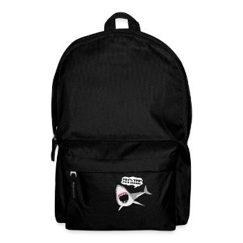 Je suis un requin! - Sac à dos - noir - Devant