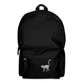 Lemur Katta - Rucksack - Schwarz - Vorne