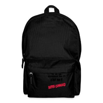 Super connard - Sac à dos - noir - Devant