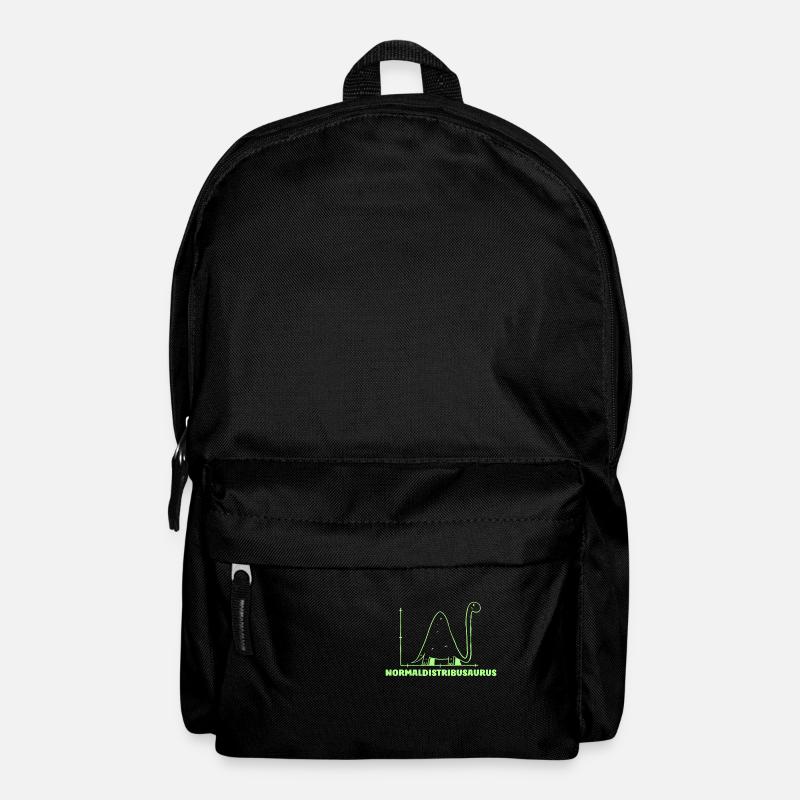 Normaldistribusaurus Normal Distribution I Gift - Backpack - black