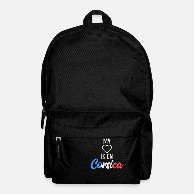 Ich liebe Korsika - Rucksack - Schwarz