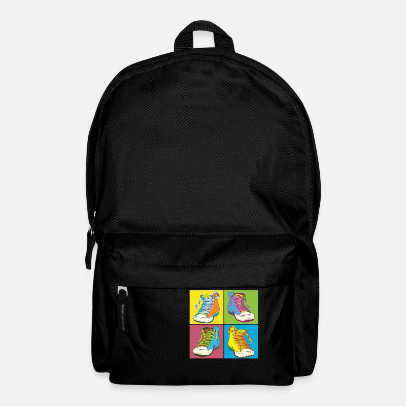 Andy Warhol Pop-Art Schuhe - Rucksack - Schwarz