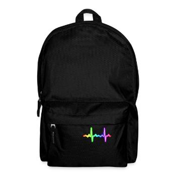 L'amour est l'amour Ekg - Sac à dos - noir - Devant
