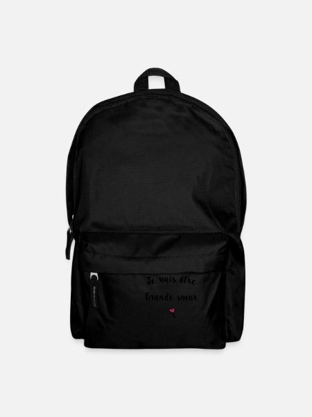 Ich werde eine große Schwester sein - Rucksack - Schwarz
