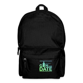 Today I Have a GINder Date - Gift Idea to Gin - Backpack - black - Front