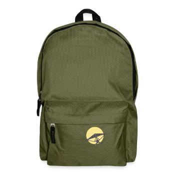 Ultraleichtflugzeug Drachen fliegen Geschenk - Rucksack - Olivgrün - Vorne